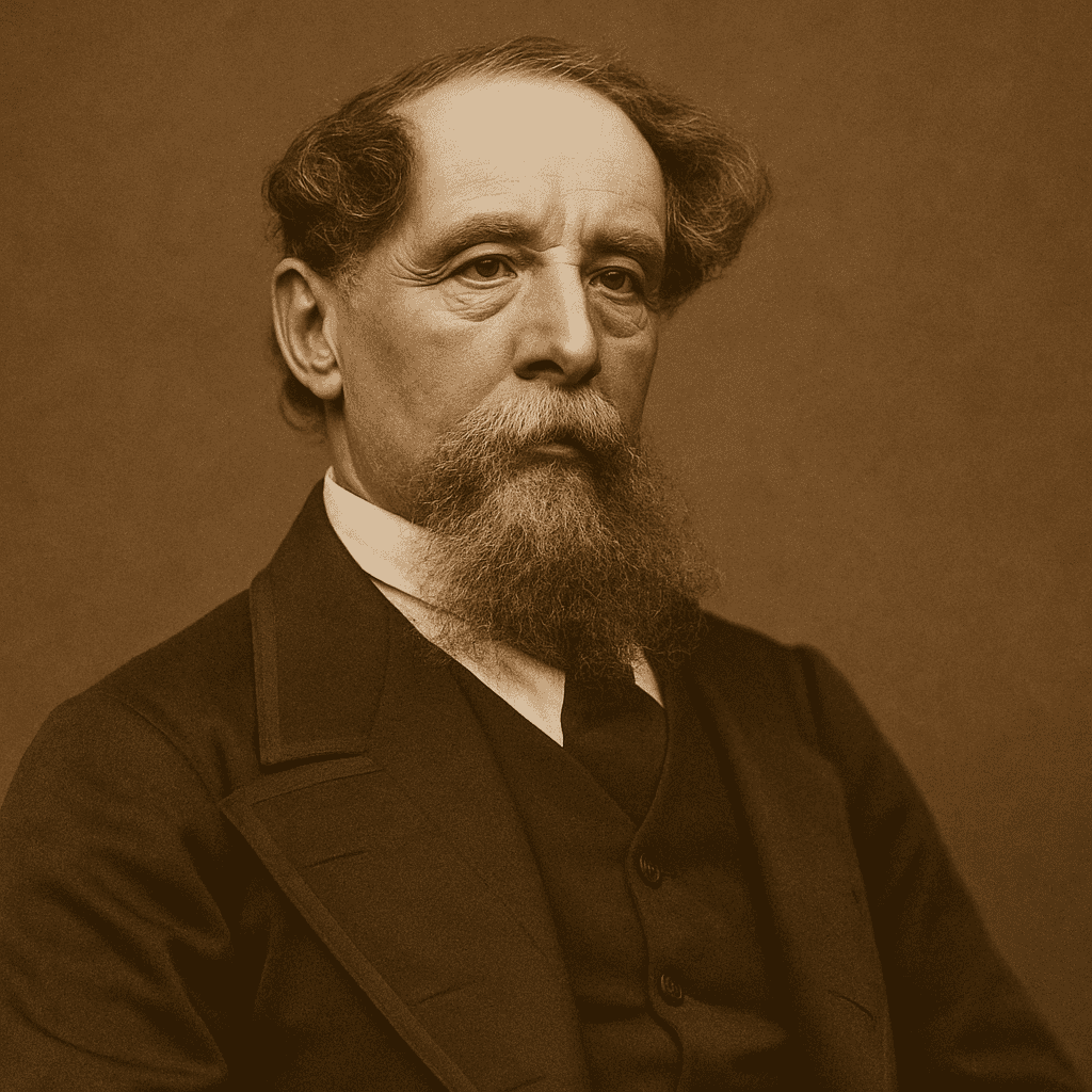 Charles Dickens Image - Sepia